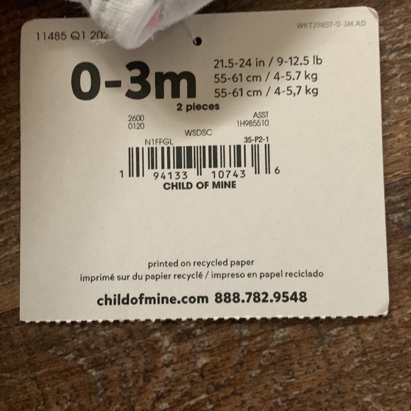 Carter’s size NB/0-3M lot. NWT - Picture 6 of 7